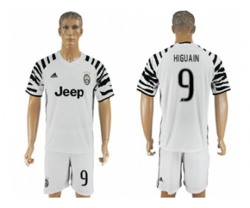 Juventus #9 Higuain SEC Away Soccer Club Jersey