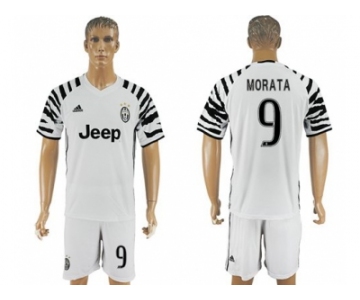 Juventus #9 Morata SEC Away Soccer Club Jersey