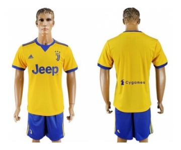 Juventus Blank Yellow Soccer Club Jersey