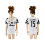 Women's Juventus #15 Barzagli Sec Away Soccer Club Jersey