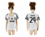 Women's Juventus #24 Rugani Sec Away Soccer Club Jersey