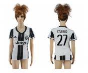 Women's Juventus #27 Sturaro Home Soccer Club Jersey