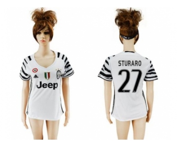 Women's Juventus #27 Sturaro Sec Away Soccer Club Jersey