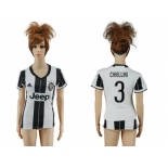 Women's Juventus #3 Chiellini Home Soccer Club Jersey1