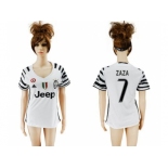 Women's Juventus #7 ZAZA Sec Away Soccer Club Jersey