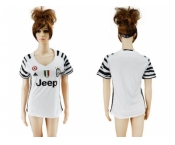 Women's Juventus Blank Sec Away Soccer Club Jersey