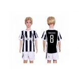 Juventus #8 Marchisio Home Kid Soccer Club Jersey