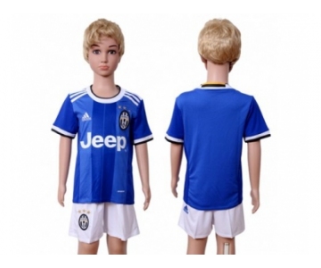 Juventus Blank Away Kid Soccer Club Jersey 1