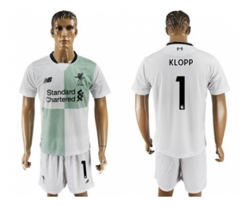 Liverpool #1 Klopp Away Soccer Club Jersey1