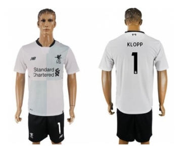 Liverpool #1 Klopp Away Soccer Club Jersey
