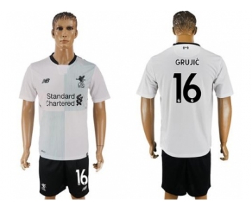 Liverpool #16 Grujic Away Soccer Club Jersey