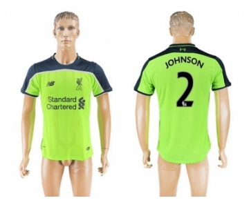 Liverpool #2 Johnson Sec Away Soccer Club Jersey