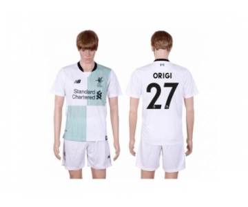 Liverpool #27 Origi Away Soccer Club Jersey
