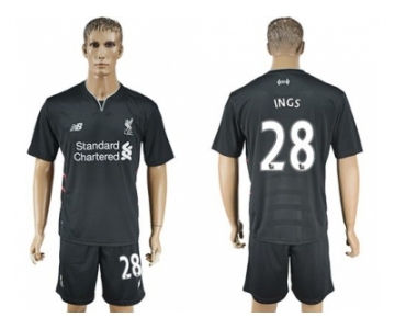 Liverpool #28 Ings Away Soccer Club Jersey2