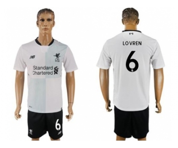 Liverpool #6 Lovren Away Soccer Club Jersey