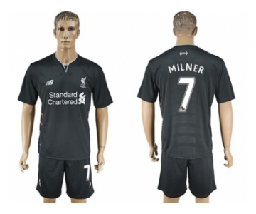 Liverpool #7 Milner Away Soccer Club Jersey2