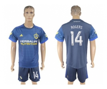 Los Angeles Galaxy #14 Rogers Away Soccer Club Jersey