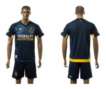 Los Angeles Galaxy Blank Away Soccer Club Jersey 3