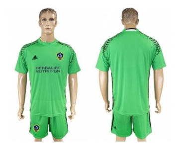 Los Angeles Galaxy Blank Green Goalkeeper Soccer Club Jersey