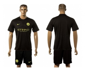 Manchester City Blank Away Soccer Club Jersey1