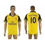 Arsenal #10 Wilshere Away Soccer Club Jersey1