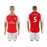 Arsenal #5 Gabriel Home Soccer Club Jersey