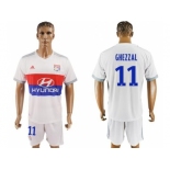 Lyon #11 Ghezzal Home Soccer Club Jersey