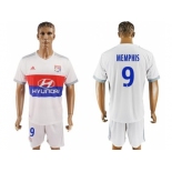 Lyon #9 Memphis Home Soccer Club Jersey