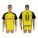 Dortmund #11 Reus Yellow Soccer Club Jersey