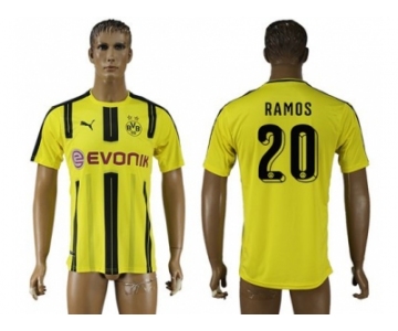 Dortmund #20 Ramos Home Soccer Club Jersey
