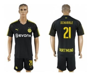 Dortmund #21 Schurrle Away Soccer Club Jersey