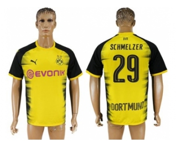 Dortmund #29 Schmelzer Yellow Soccer Club Jersey