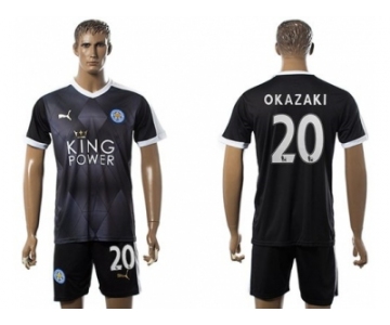 Leicester City #20 Okazaki Away Soccer Club Jersey 1
