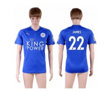 Leicester City #22 James Home Soccer Country Jersey