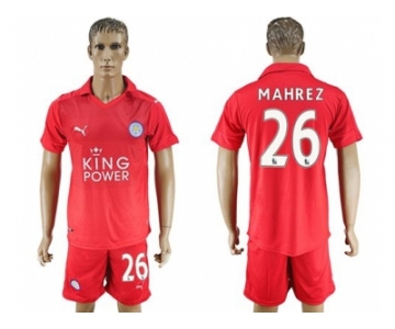 Leicester City #26 Mahrez Away Soccer Club Jersey