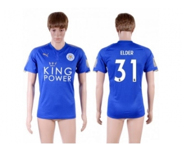 Leicester City #31 Elder Home Soccer Country Jersey