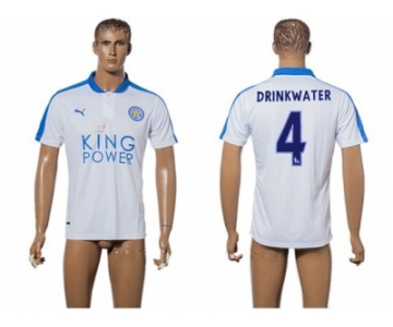 Leicester City #4 Drinkwater SEC Away Soccer Club Jersey 2