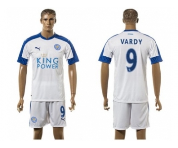 Leicester City #9 Vardy SEC Away Soccer Club Jersey 2