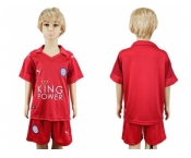 Leicester City Blank Away Kid Soccer Club Jersey1