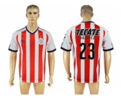 Guadalajara #23 Vazquez Home Soccer Club Jersey1