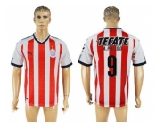 Guadalajara #9 A.Pulido Home Soccer Club Jersey1