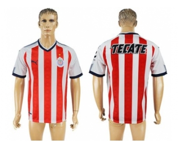 Guadalajara Blank Home Soccer Club Jersey