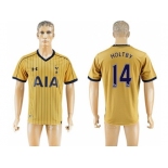 Tottenham Hotspur #14 Holtby Sec Away Soccer Club Jersey