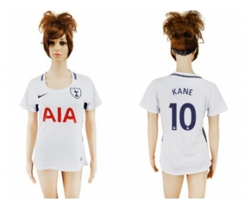 Women's Tottenham Hotspur #10 Kane Home Soccer Club Jersey