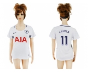 Women's Tottenham Hotspur #11 Lamela Home Soccer Club Jersey