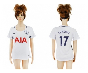 Women's Tottenham Hotspur #17 Sissoko Home Soccer Club Jersey