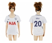 Women's Tottenham Hotspur #20 Dele Home Soccer Club Jersey