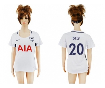 Women's Tottenham Hotspur #20 Dele Home Soccer Club Jersey