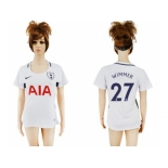 Women's Tottenham Hotspur #27 Wimmer Home Soccer Club Jersey