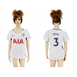 Women's Tottenham Hotspur #3 Rose Home Soccer Club Jersey